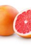 33123490 - grapefruit citrus fruit with half isolated on white with clipping path